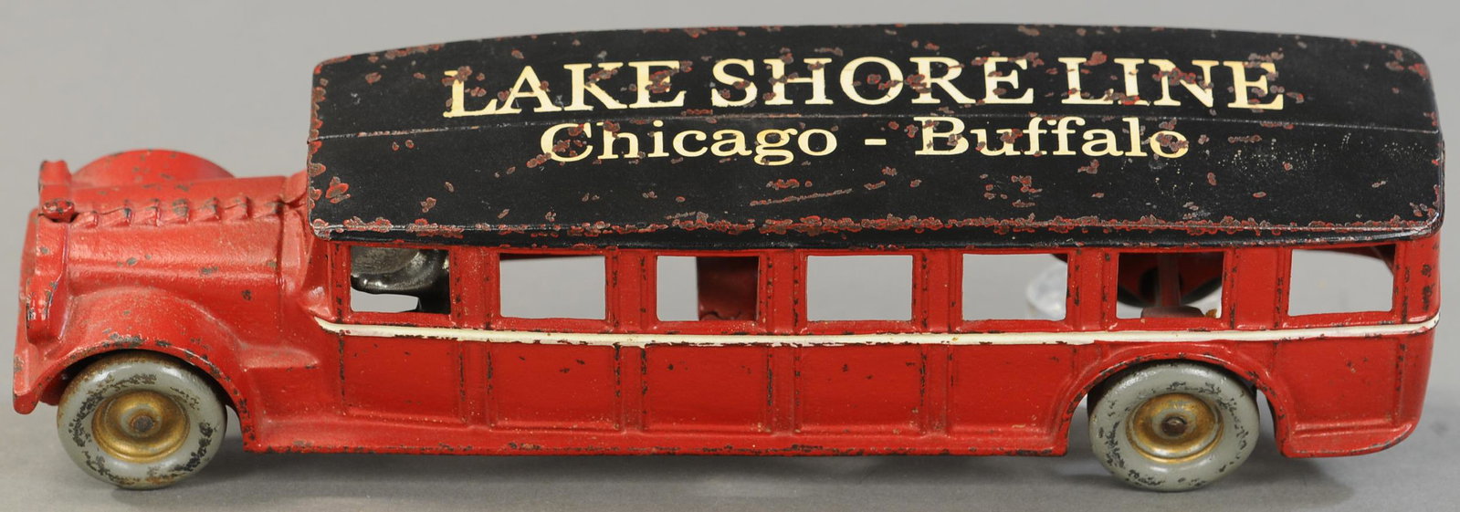 ARCADE LAKE SHORE LINE BUS: 243. ARCADE LAKE SHORE LINE BUS | 12" l. | Professionally Restored. | $250 - $500