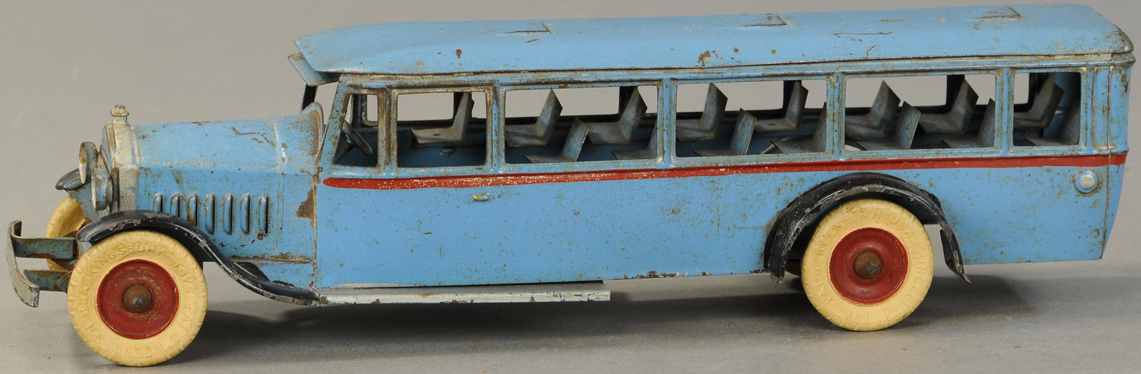 KINGSBURY INTERURBAN PASSENGER BUS: 1769. KINGSBURY INTERURBAN PASSENGER BUS | 16" l. | (VG Cond.) | $600 - $900