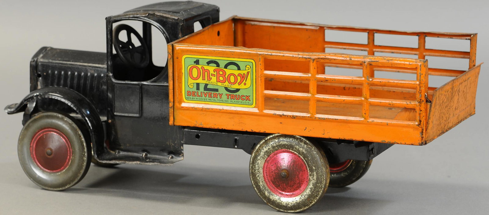 KIDDIES TOYS OH BOY DELIVERY TRUCK: 1824. KIDDIES TOYS OH BOY DELIVERY TRUCK | 17" l. | (VG - Exc. Cond.) | $400 - $600