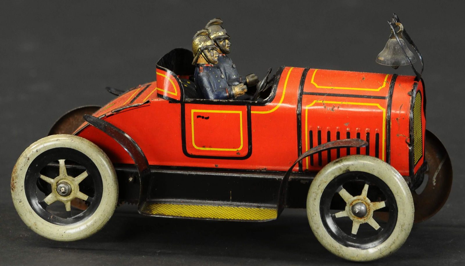 GUNTHERMANN FIRE CHIEF CAR: 2002. GUNTHERMANN FIRE CHIEF CAR | Scarce example of chiefs car. 7" l. | (Very Good to Excellent Condition) | $800 - $1,200 | Provenance: Sam Downey Collection.