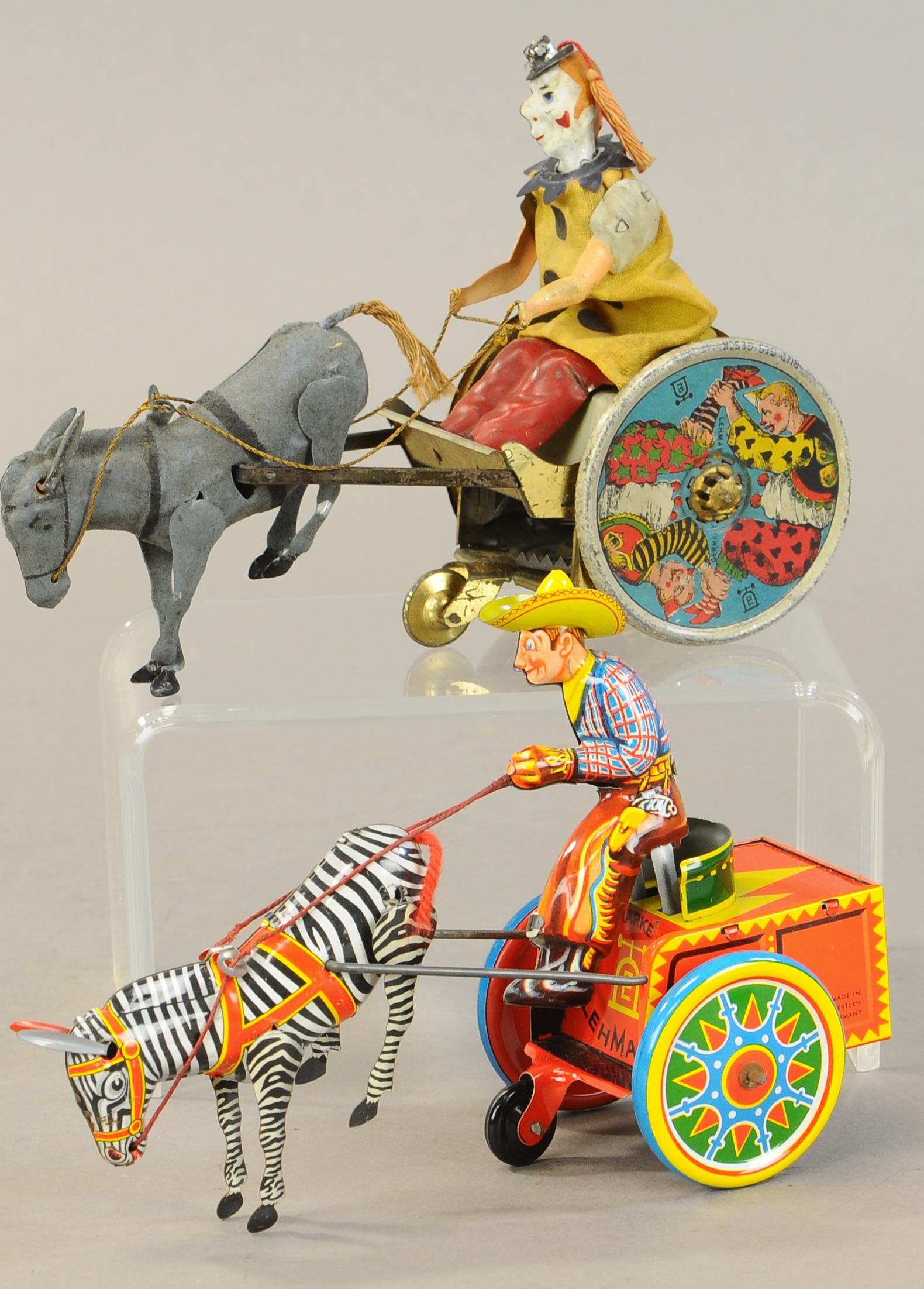 LEHMANN GALOP W/ BULKING MULE: 36. LEHMANN GALOP W/ BULKING MULE | 7" l. | All Original Condition. | $150 - $300