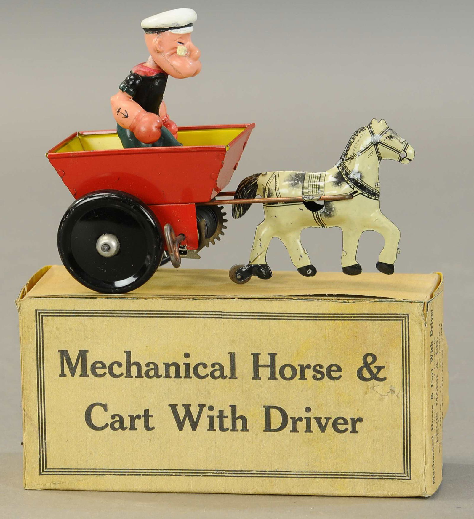 BOXED POPEYE HORSE CART Feb 06, 2020 Bertoia Auctions in NJ