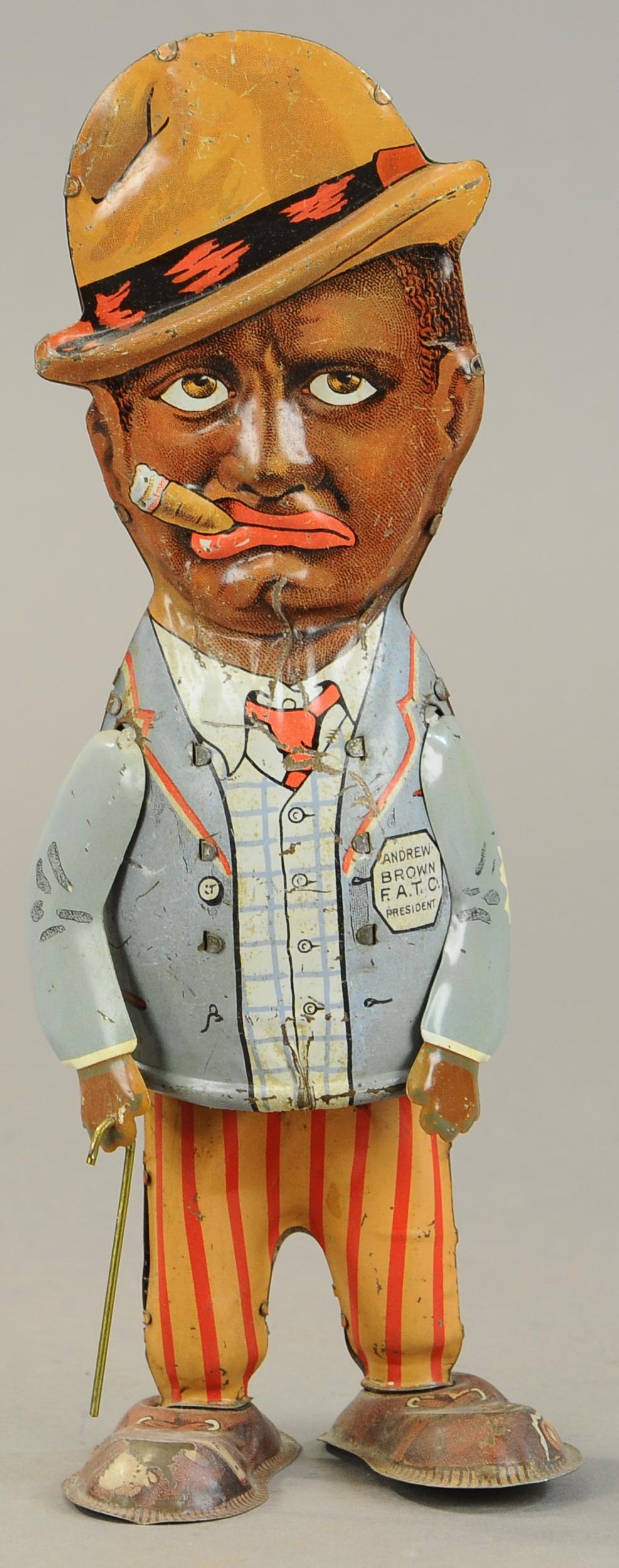 MARX ANDY F.A.T.C. PRESIDENT WALKER: 176. MARX ANDY F.A.T.C. PRESIDENT WALKER | 12" h. | Arms are replaced, otherwise in All Original Condition. | $150 - $300