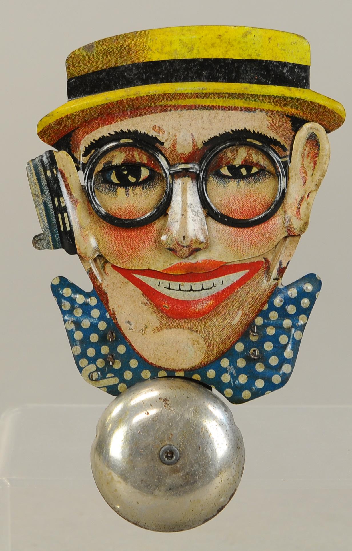 HAROLD LLOYD BELL RINGER: 203. HAROLD LLOYD BELL RINGER | 5" h. | All Original Condition. | $100 - $200