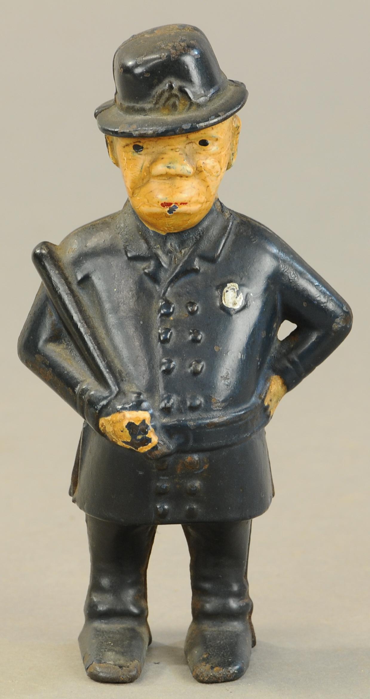 MULLIGAN THE COP STILL BANK: 93. MULLIGAN THE COP STILL BANK | 5.5" h. | All Original Condition. | $75 - $150