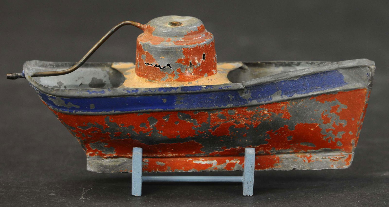 SMALL GERMAN LIVE STEAM BOAT (1 of 3)