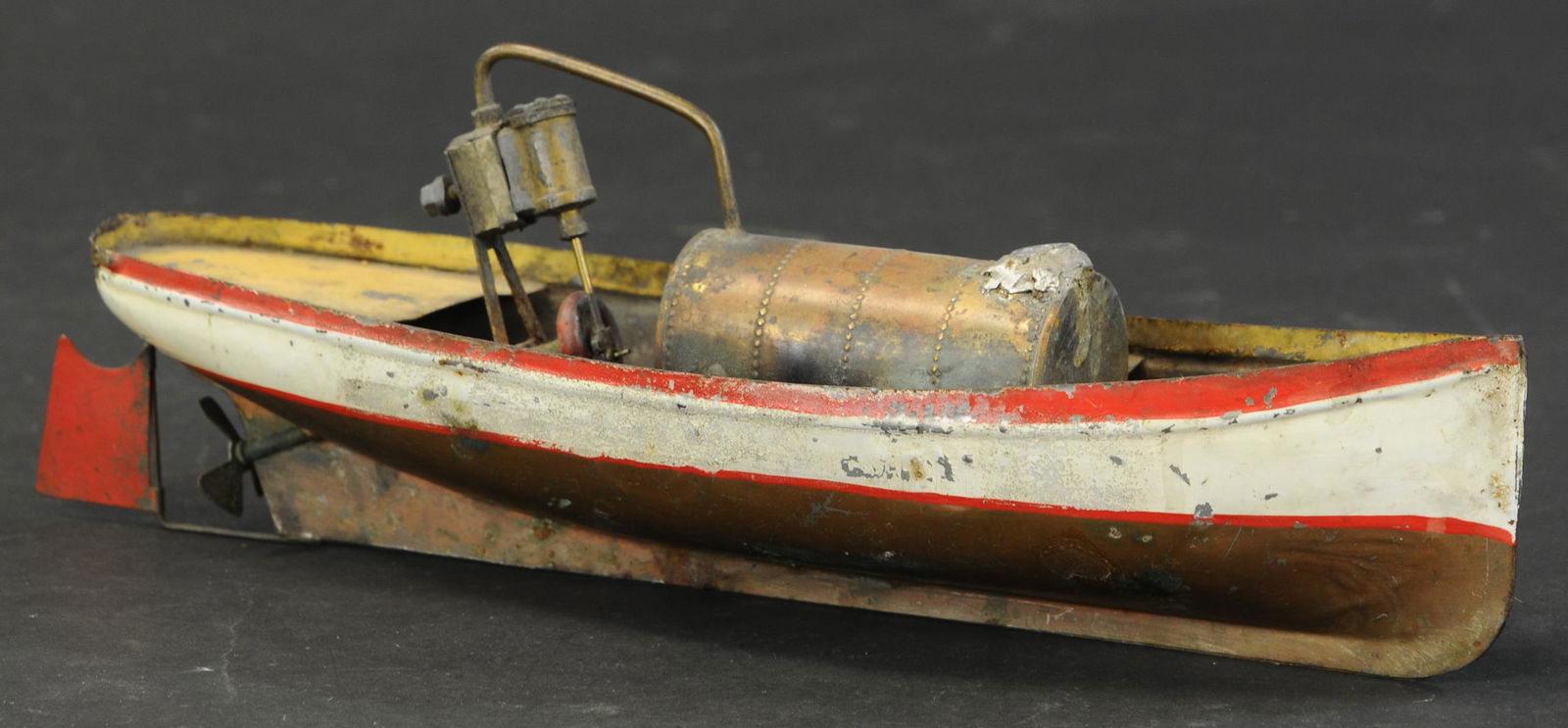 LIVE STEAM LAUNCH W/ PAINTED HULL (1 of 3)