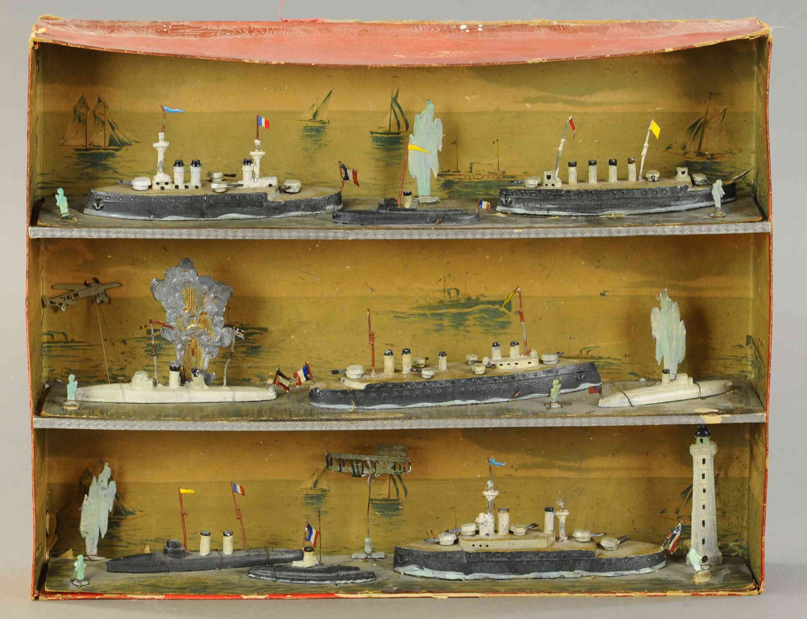 MIGNOT NAVAL BATTLE DISPLAY SET (1 of 4)
