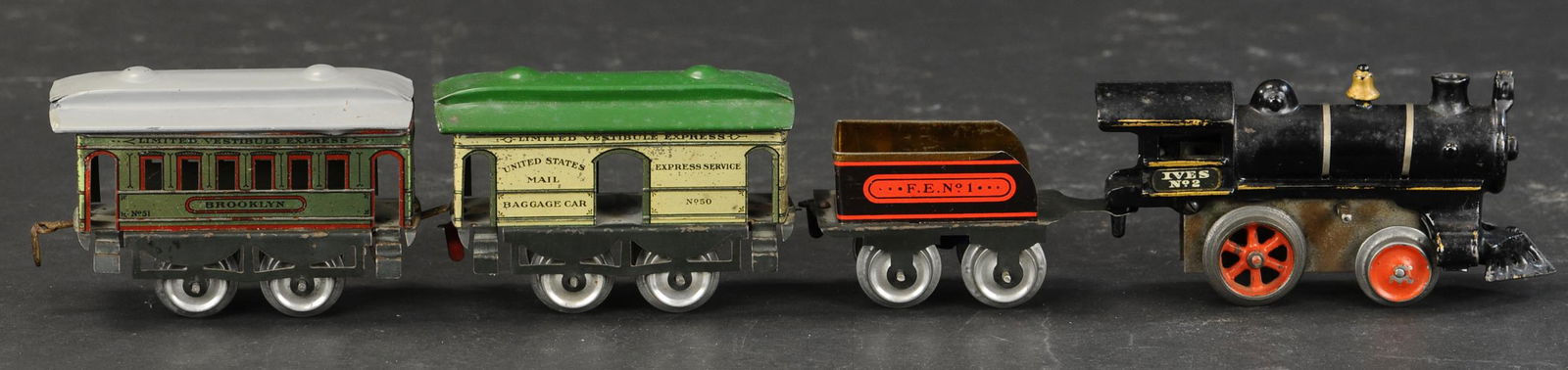 EARLY IVES BROOKLYN PASSENGER SET (1 of 4)