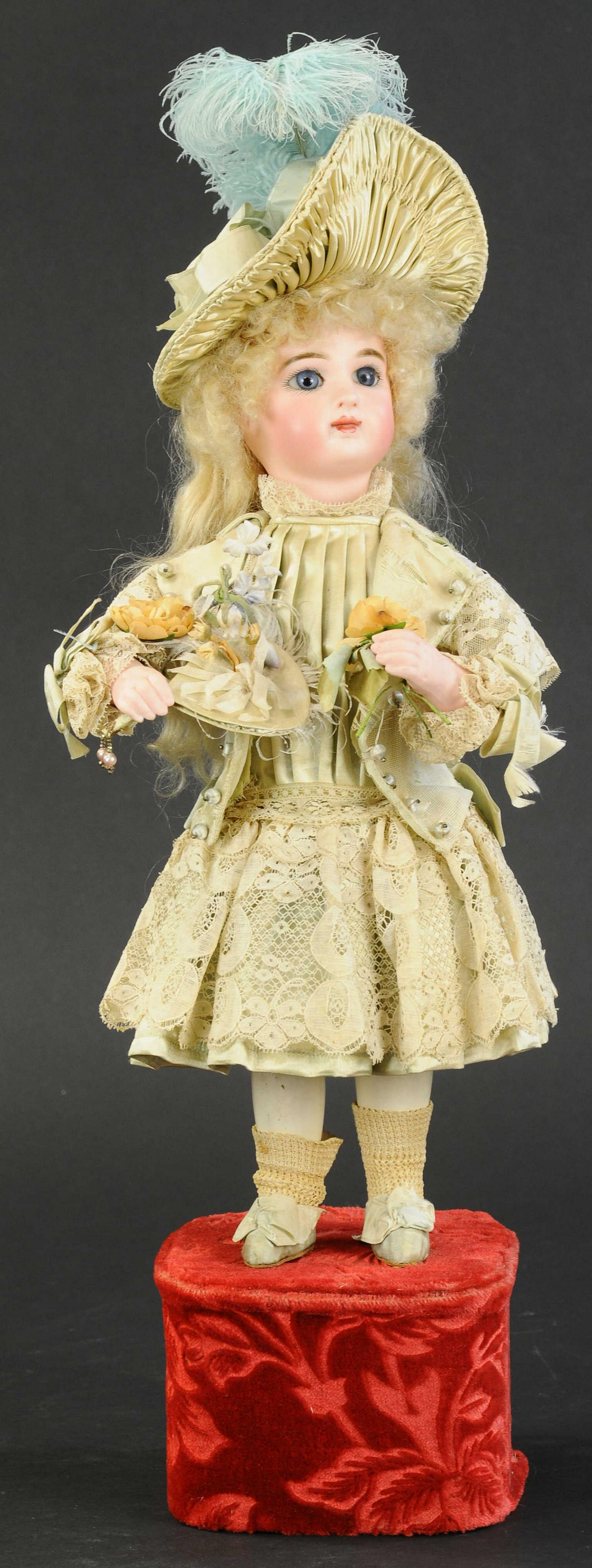 FRENCH AUTOMATON OF GIRL WITH FAN (1 of 5)