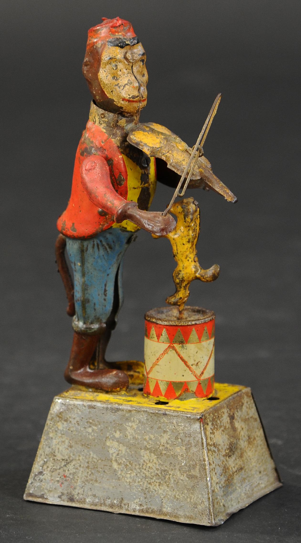 GUNTHERMANN MONKEY W/ VIOLIN AND DOG (1 of 3)