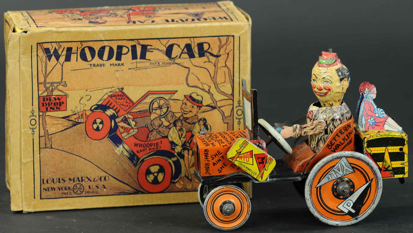 BOXED MARX WHOOPIE COLLEGE CAR (1 of 3)