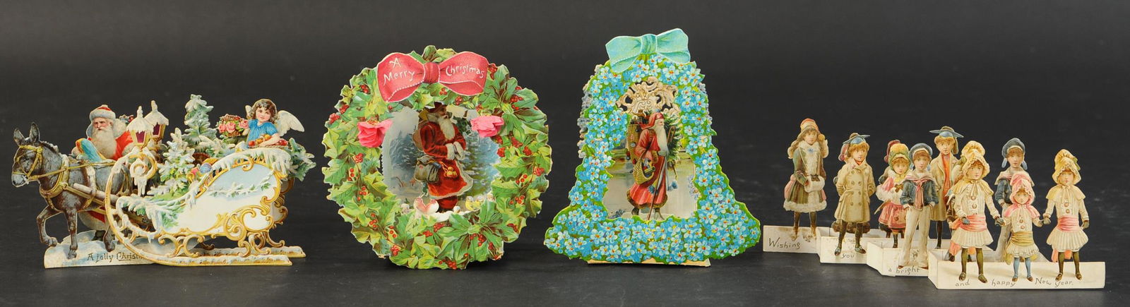 RAPHAEL TUCK FOLD-OUT & THREE OTHER FOLD-OUT CARDS (1 of 2)