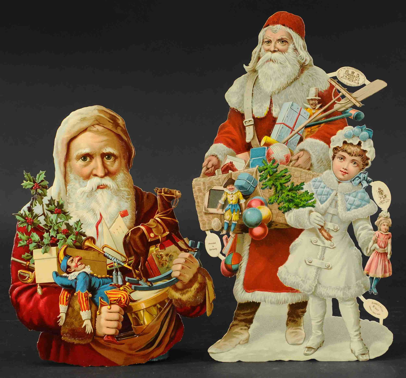 TWO WONDERFUL SANTA DIE-CUTS (1 of 2)