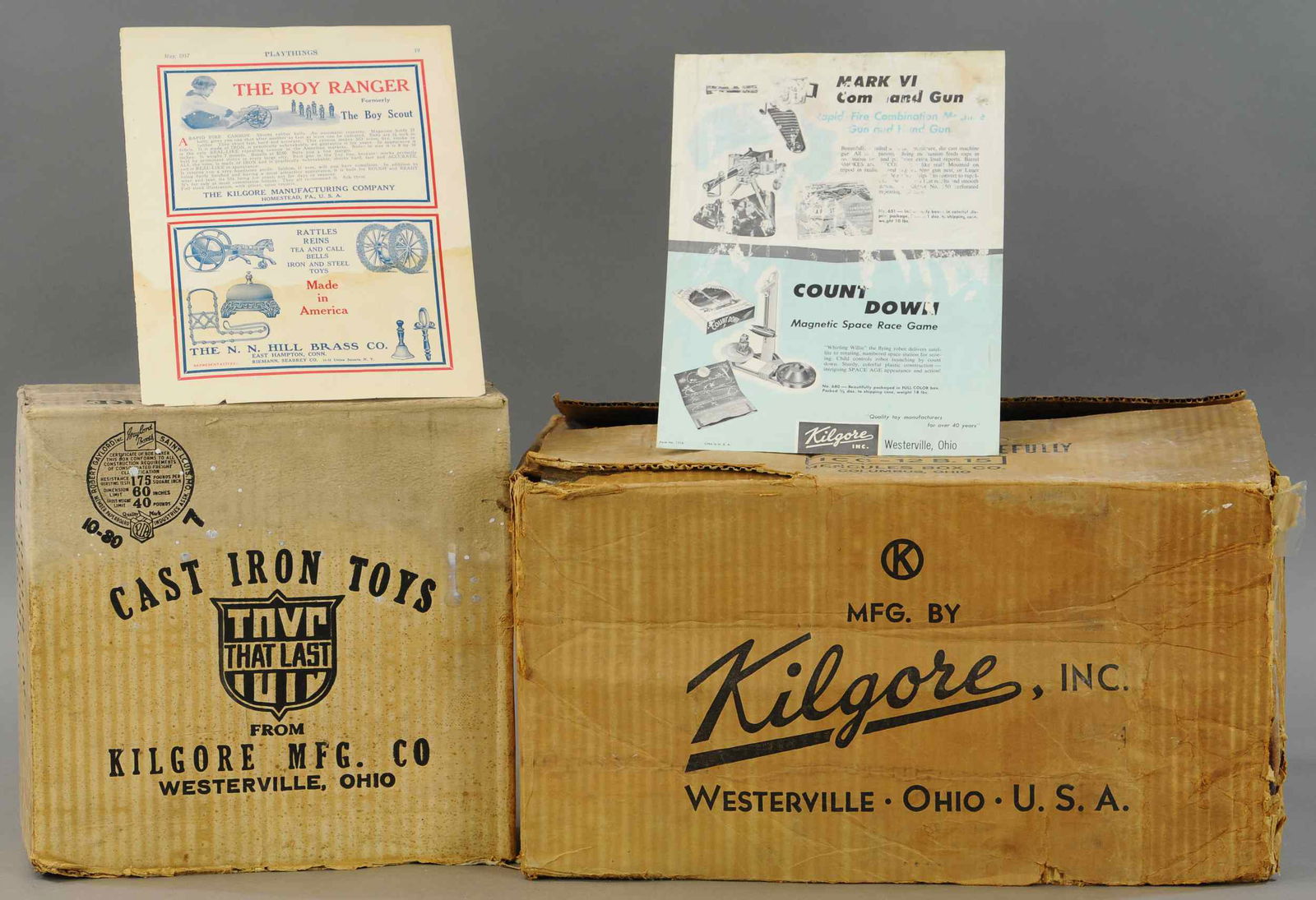 GROUPING OF MAMMOTH & PAPER DISC CAPS: 324. GROUPING OF MAMMOTH & PAPER DISC CAPS | All Original Condition. | $150 - $300