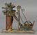 EARLY GERMAN WINDMILL W/ WATER BUCKETS