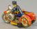 MARX SPARKLING POLICE CYCLE W/ SIDECAR - 3