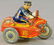 MARX SPARKLING POLICE CYCLE W/ SIDECAR