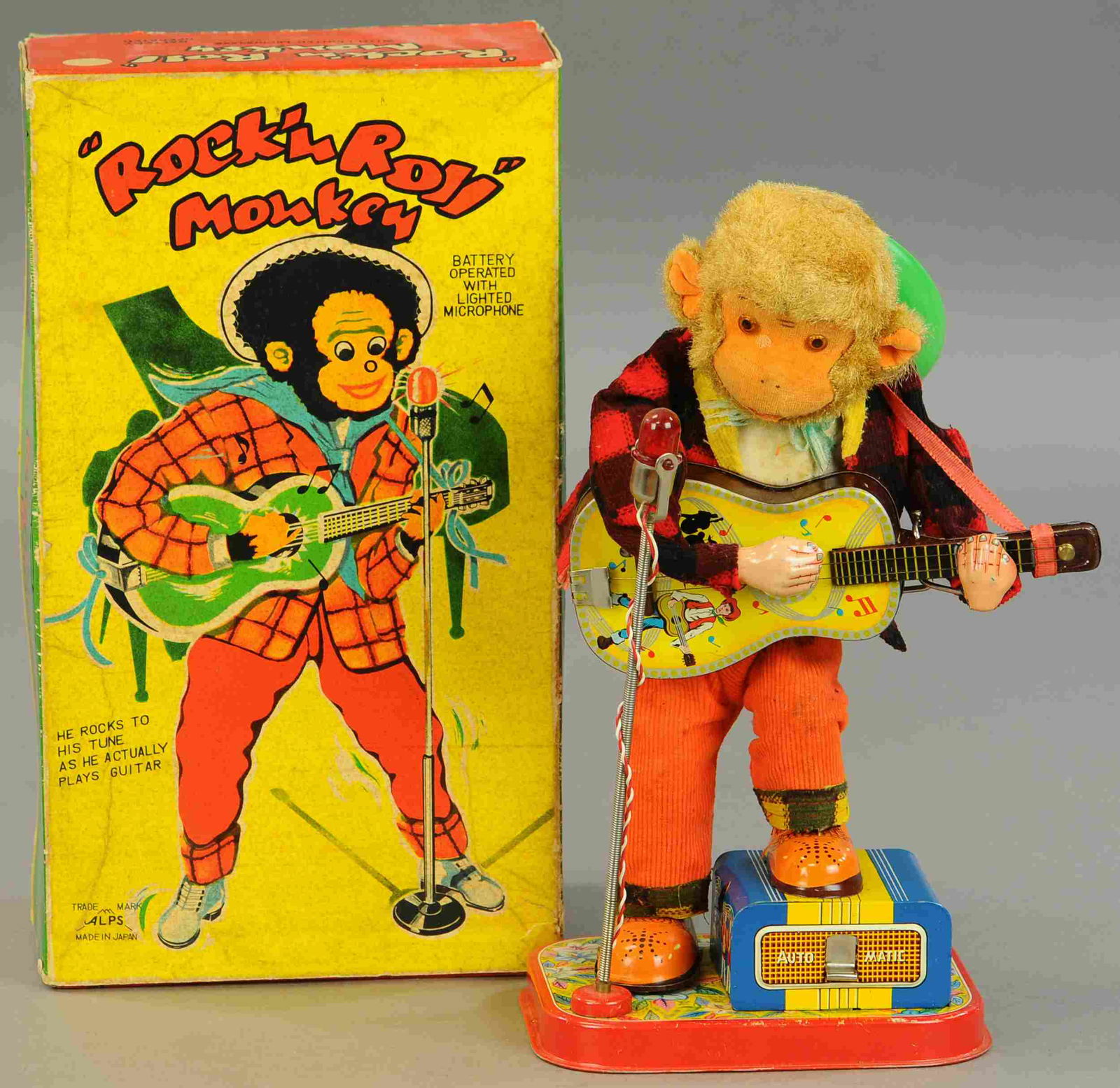 ALPS 1960年代製　ギミック満載　Rock’n Roll Monkey Alps Japan Rock N Roll Monkey