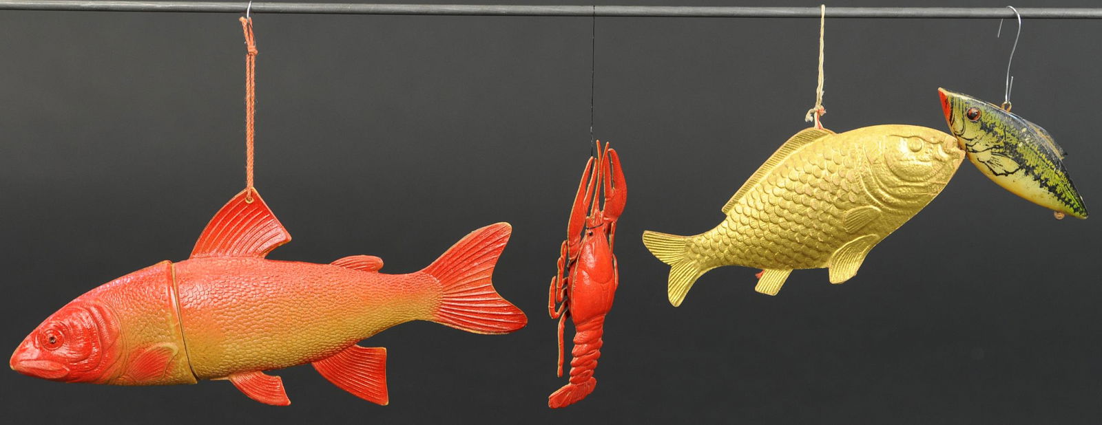 THREE DEEP SEA DRESDEN ORNAMENTS (1 of 2)