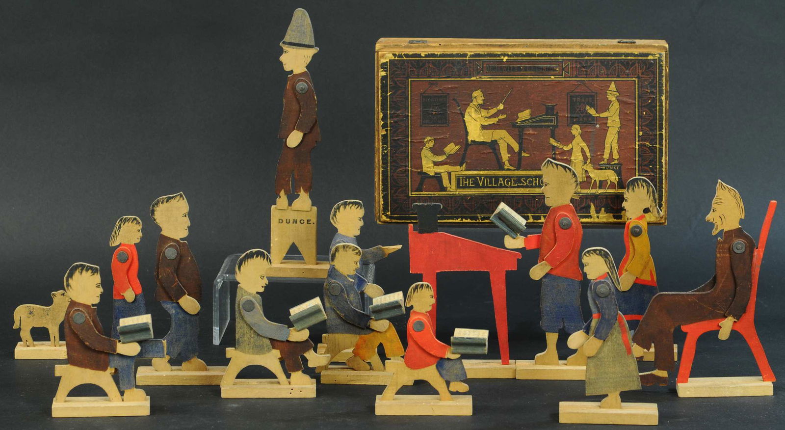 BOXED CRANDALLS THE VILLAGE SCHOOL SET (1 of 2)