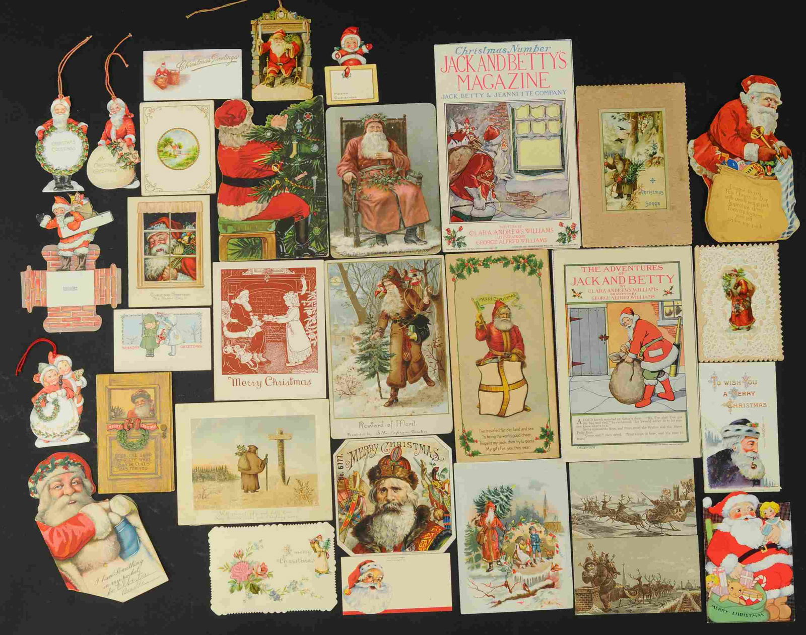 GROUPING OF 24 CHRISTMAS GREETING CARDS (1 of 1)