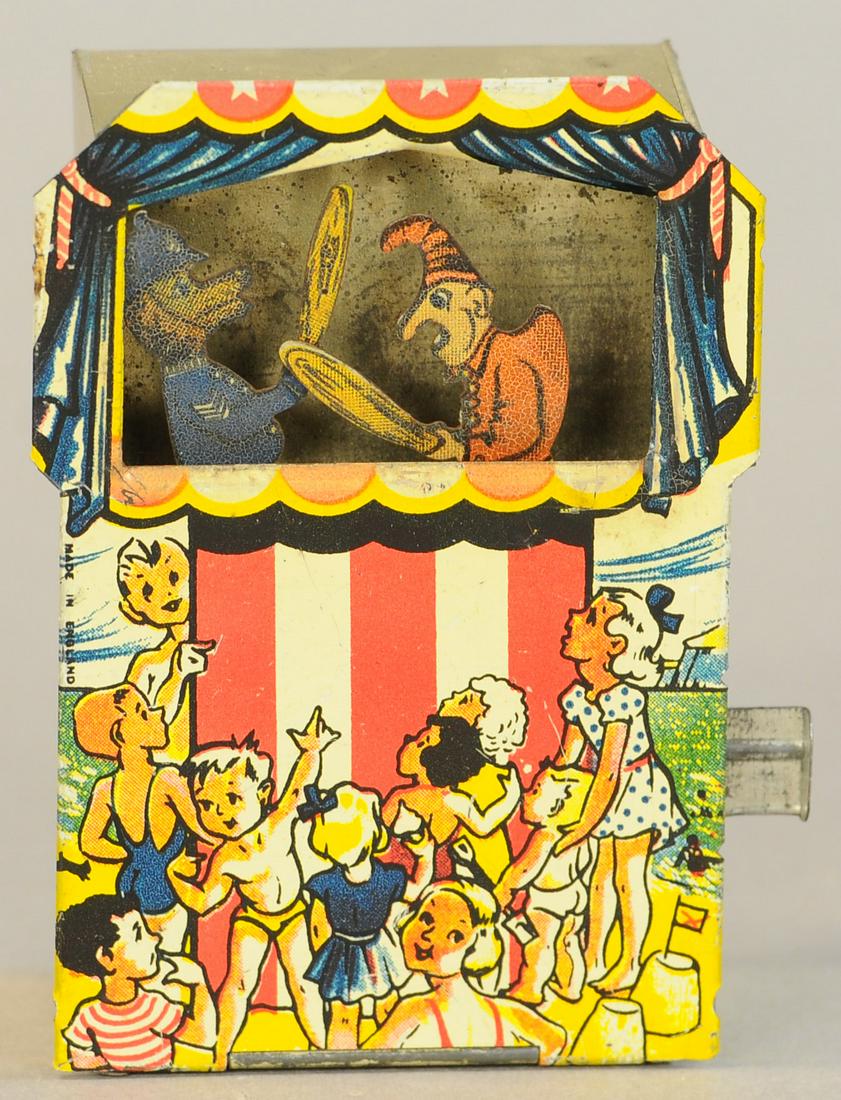 PUNCH & JUDY TIN STILL BANK (1 of 2)