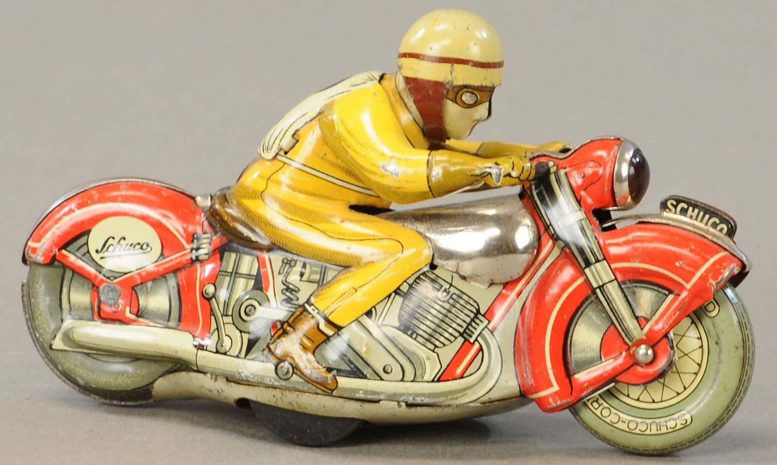 SCHUCO 1006 MOTODRILL MOTORCYCLE: 105. SCHUCO 1006 MOTODRILL MOTORCYCLE | 5" l. | All Original Condition. | $150 - $300