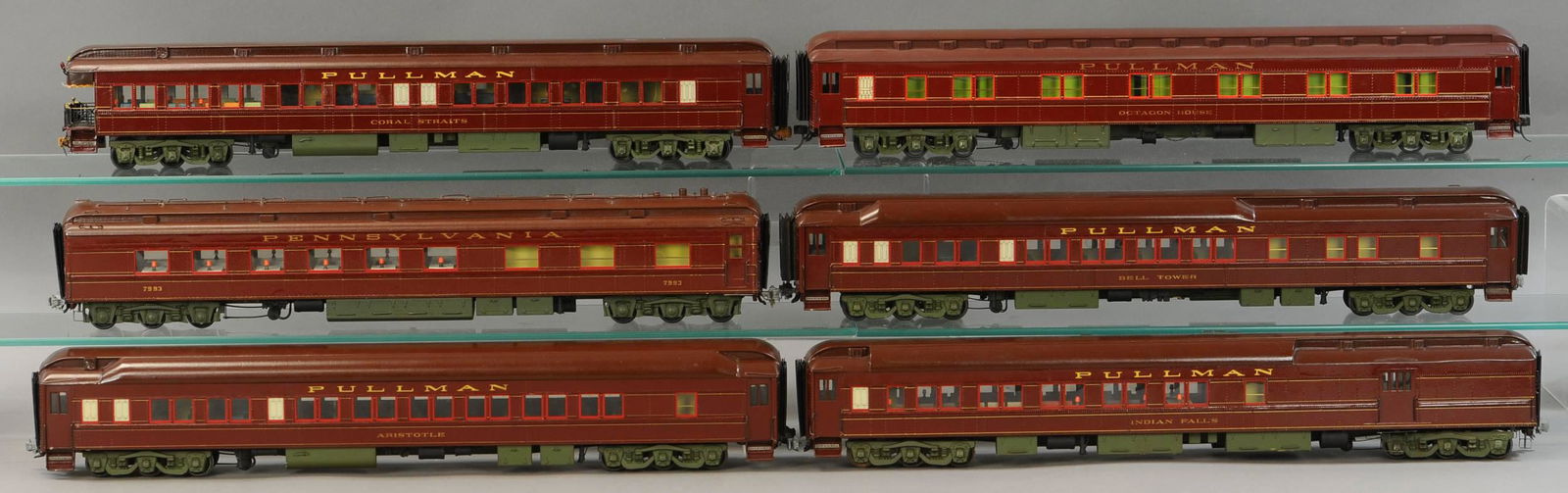 SIX O SCALE KIT BUILT PASSENGER CARS (1 of 4)