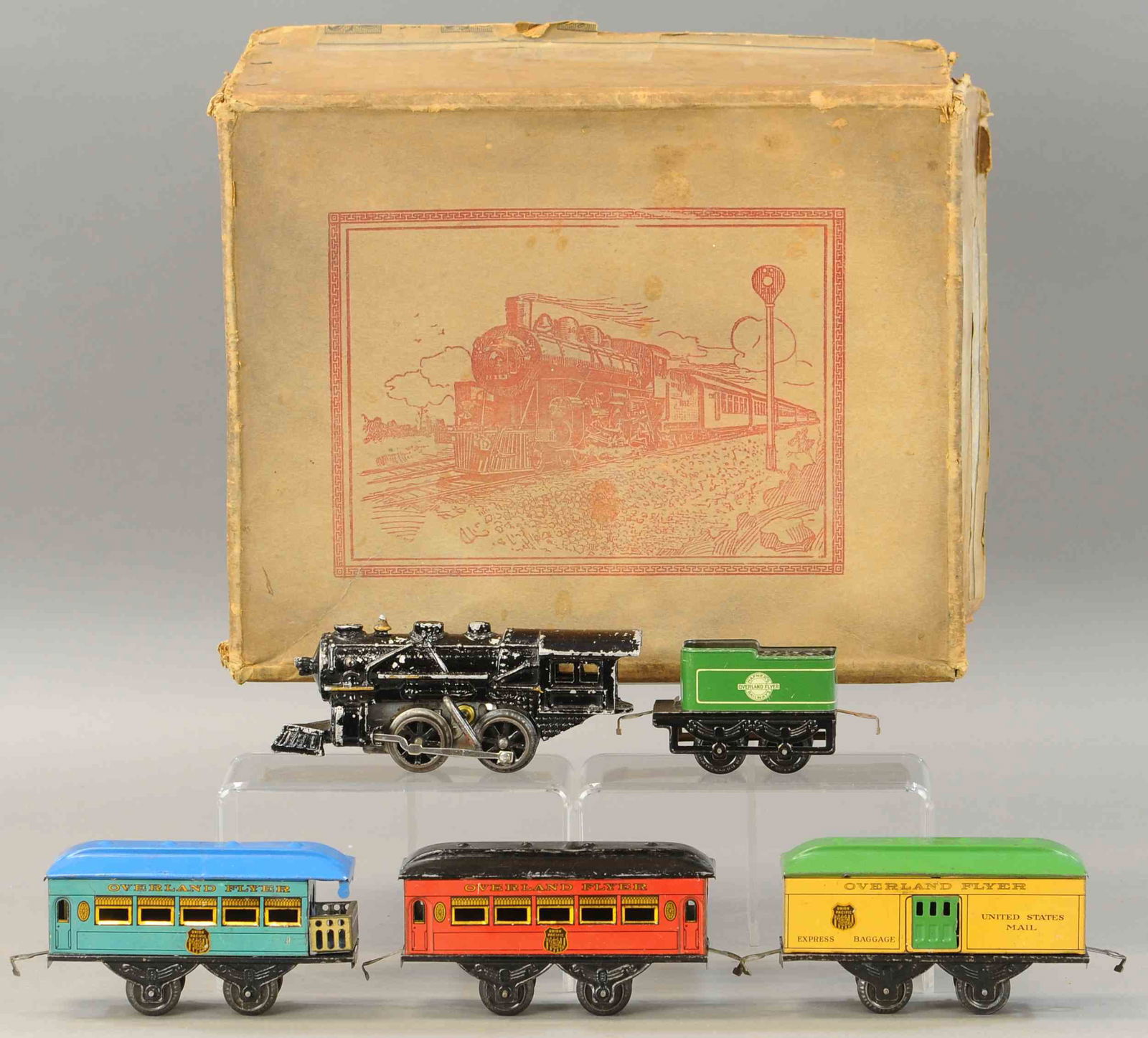 BOXED HAFNER ALUMINUM LOCOMOTIVE SET (1 of 7)