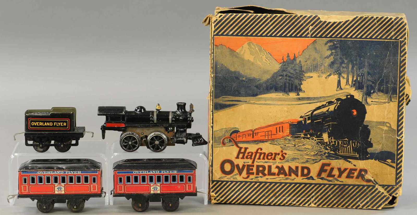 BOXED HAFNER OVERLAND FLYER PASSENGER SET (1 of 4)