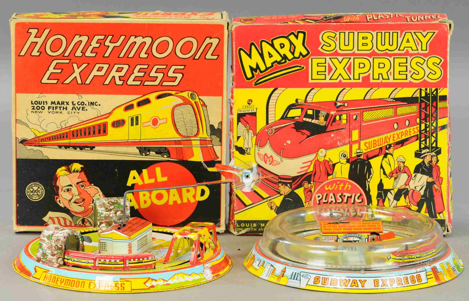 TWO BOXED MARX GO-ROUND TOYS (1 of 3)