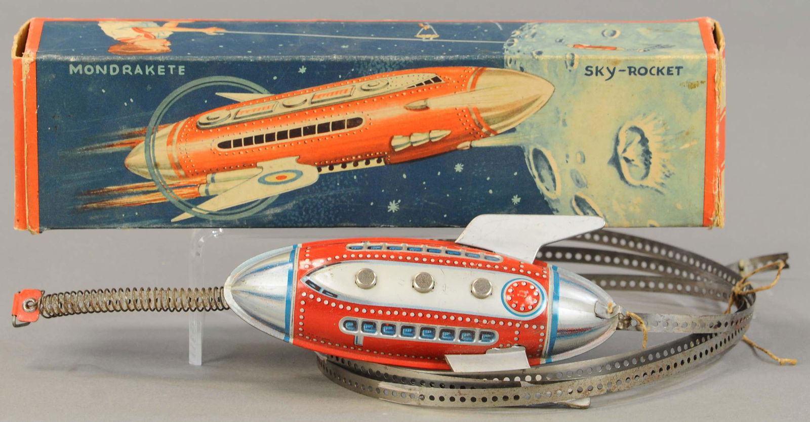 BOXED GUNTHERMANN MONDRAKETE SPACE ROCKET (1 of 3)