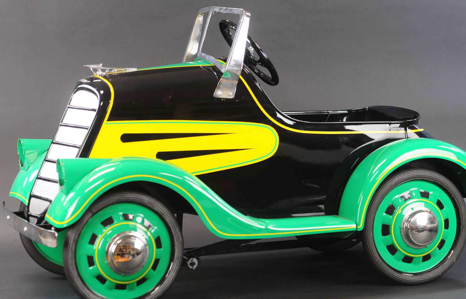 AMERICAN NATIONAL AUBURN PEDAL CAR: 394. AMERICAN NATIONAL AUBURN PEDAL CAR | Original car is Professionally Restored. | $750 - $1,500
