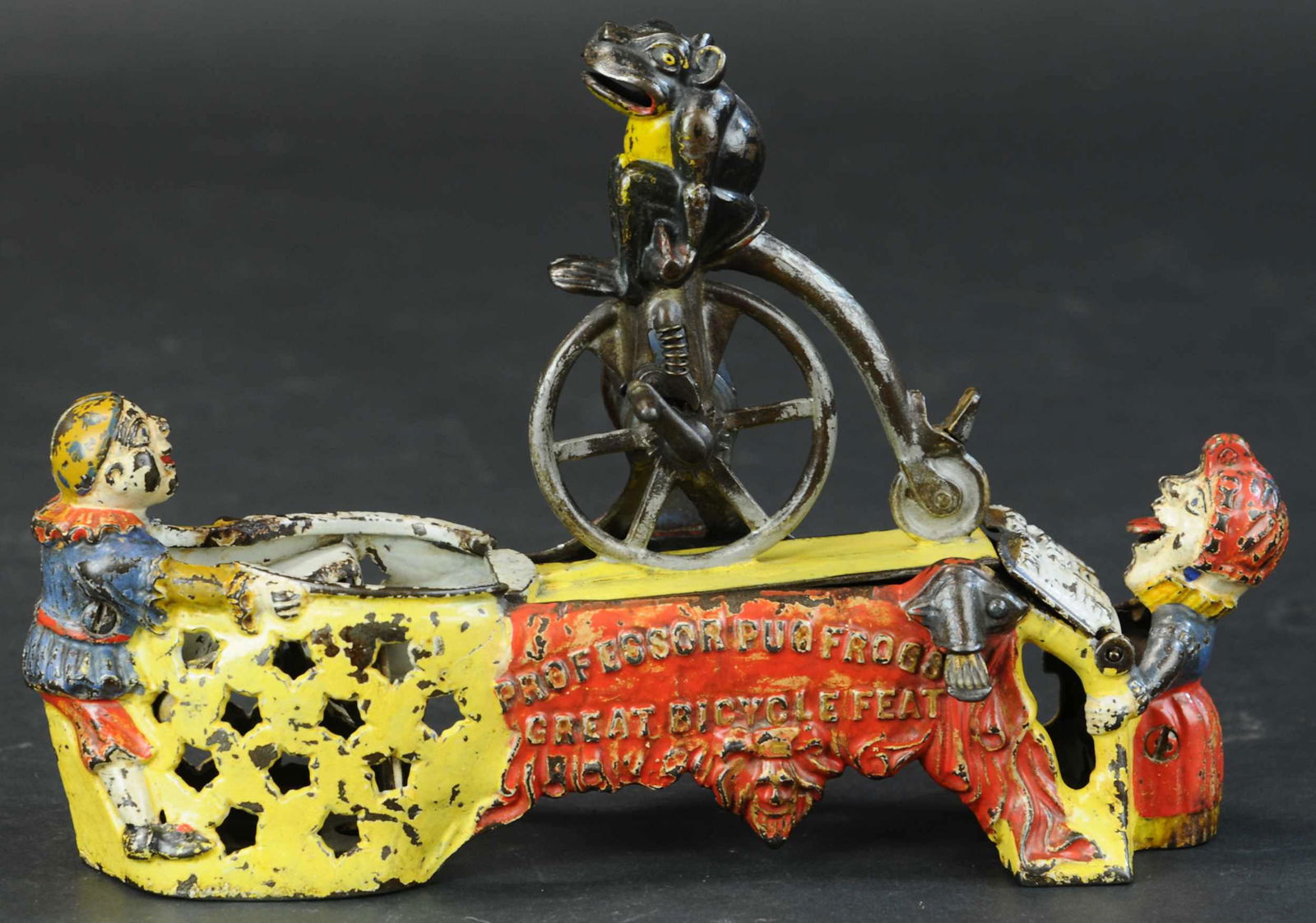 PROFESSOR PUG FROG MECHANICAL BANK (1 of 5)