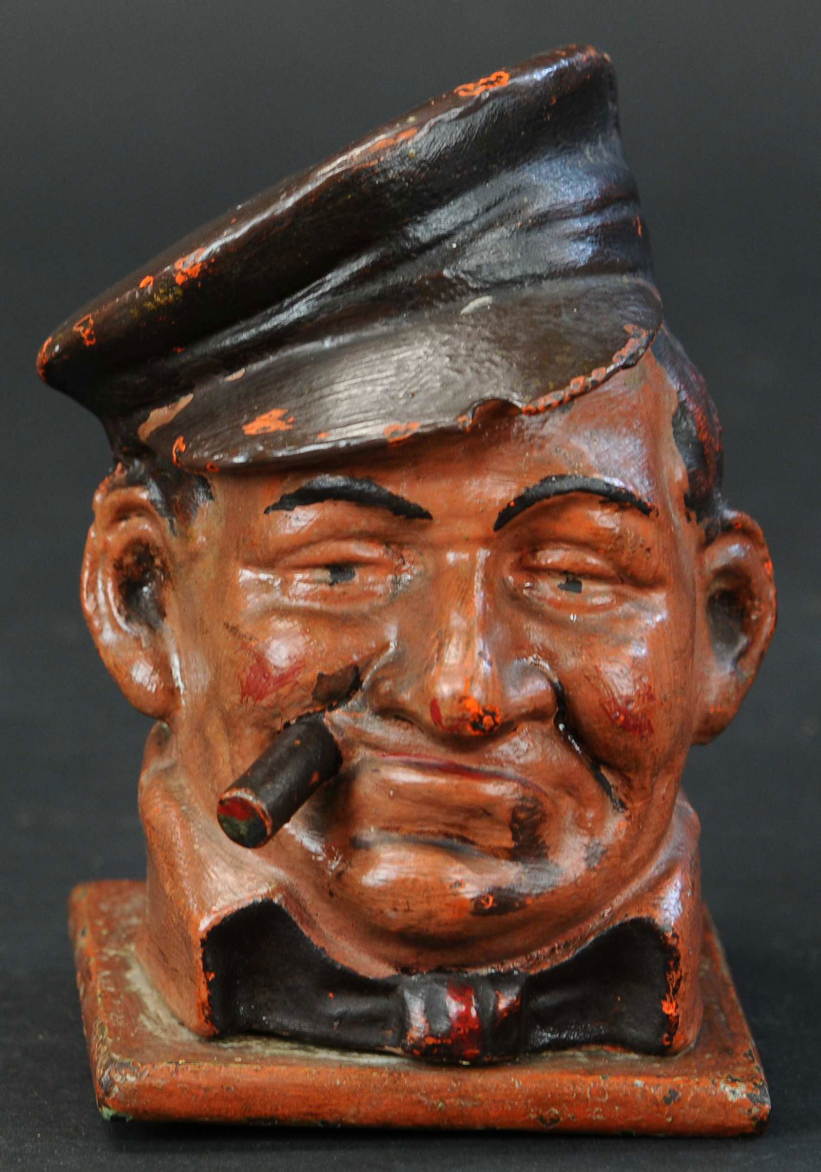 CAST IRON FIGURAL HITCHING POST (1 of 4)