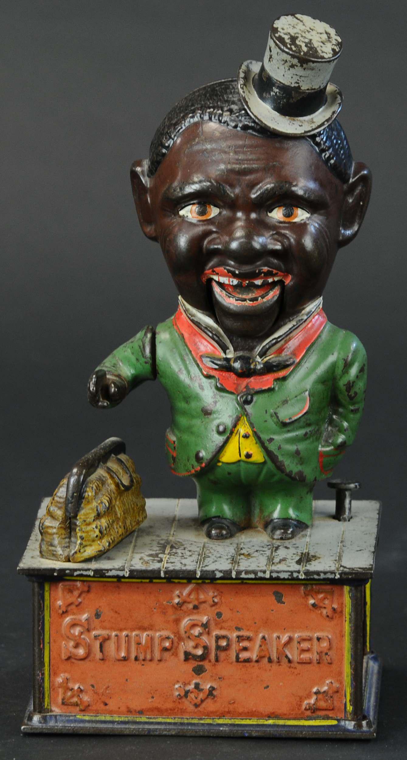 STUMP SPEAKER MECHANICAL BANK (1 of 3)