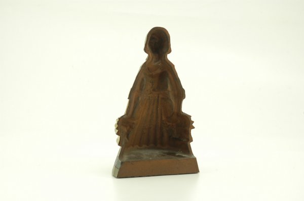 WOMAN HOLDING FLOWER BASKETS DOORSTOP - 3