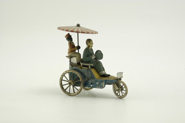30) 3 Tin Toys: A Lehmann "new Century Cycle&quot