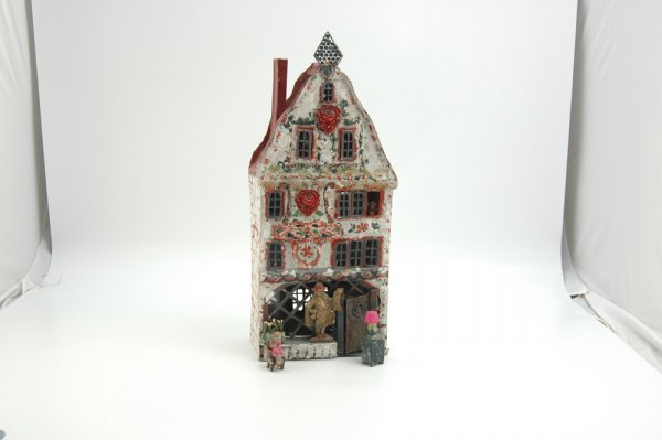 FOLK ART CHRISTMAS HOUSE