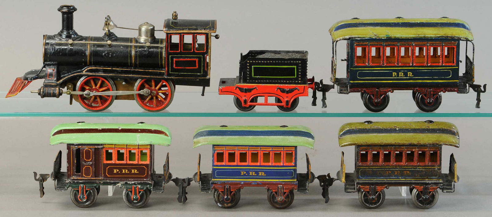 MARKLIN AMERICAN MARKET LOCO AND PRR CARS (1 of 4)