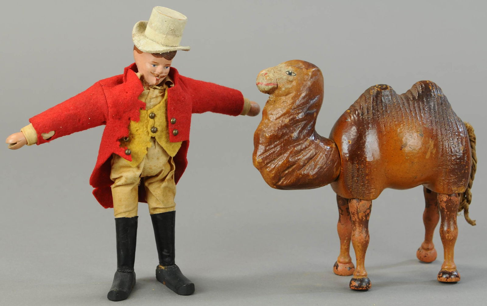 SCHOENHUT RINGMASTER W/ BACTRIAN CAMEL (1 of 3)