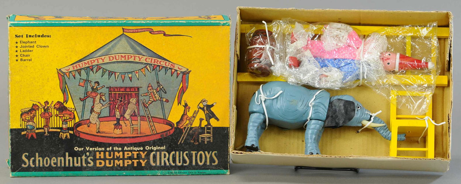 BOXED SCHOENHUT CIRCUS TOY SETS (1 of 2)