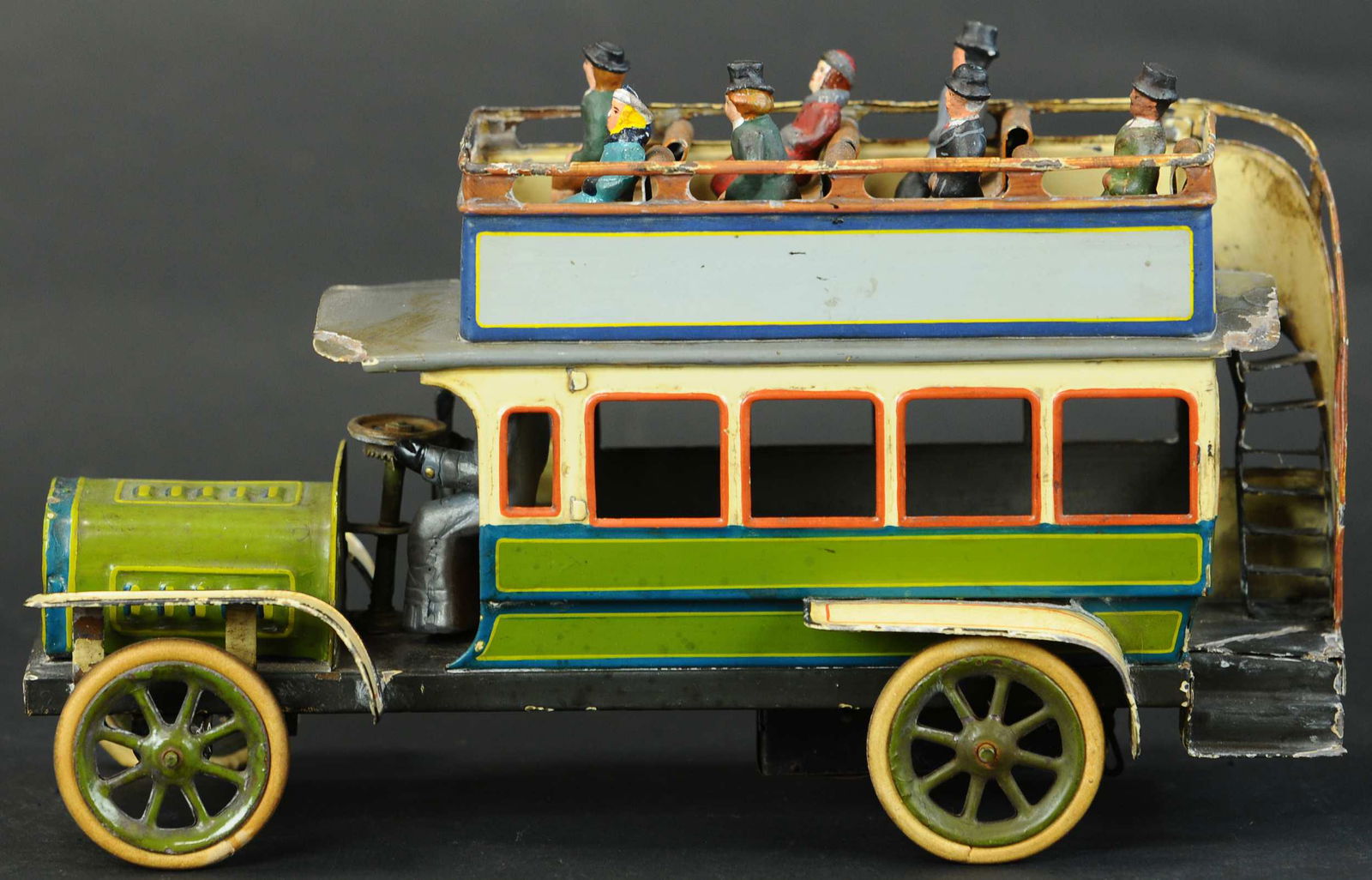 BING HAND PAINTED DOUBLE DECKER BUS (1 of 4)