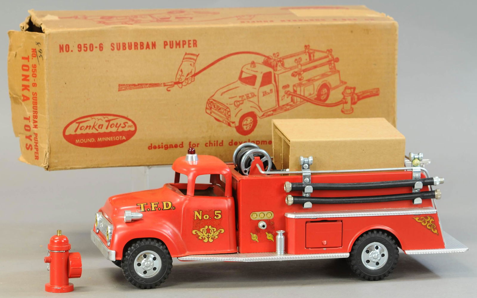 BOXED TONKA TOYS SUBURBAN PUMPER (1 of 4)