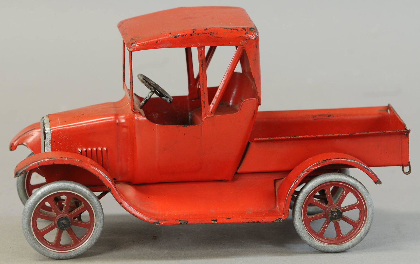 BUDDY L FLIVVER ONE TON: 148. BUDDY L FLIVVER ONE TON | 12" l. | Overpainted. | $250 - $500