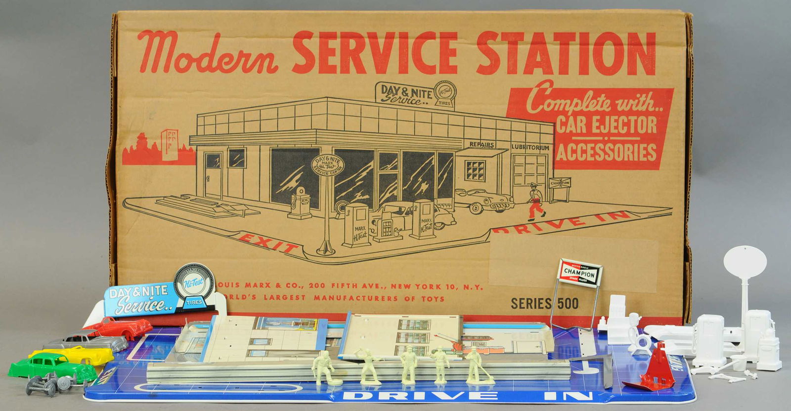 BOXED MARX MODERN SERVICE STATION (1 of 4)