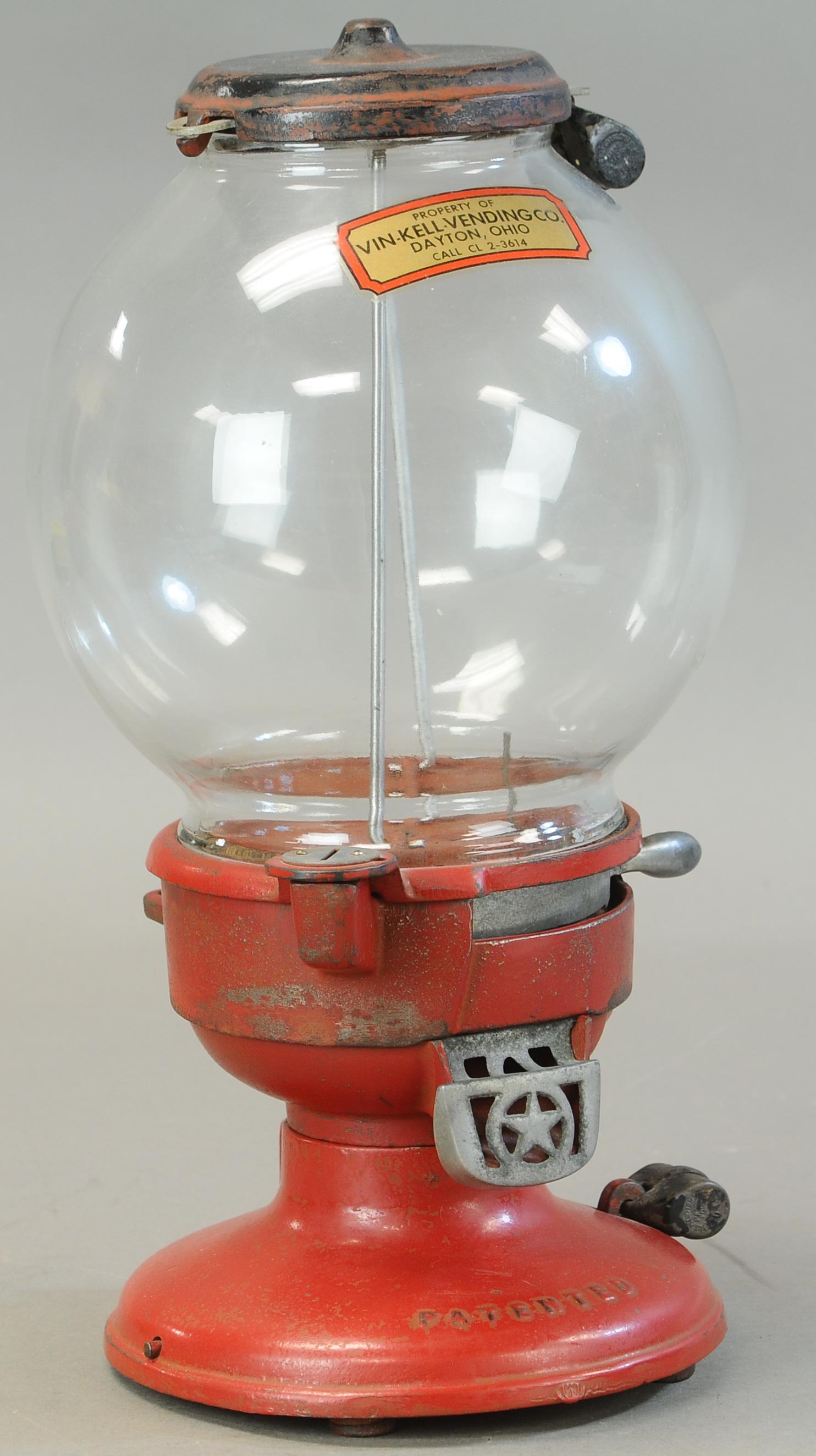 GUMBALL MACHINE C. 1920 (1 of 2)