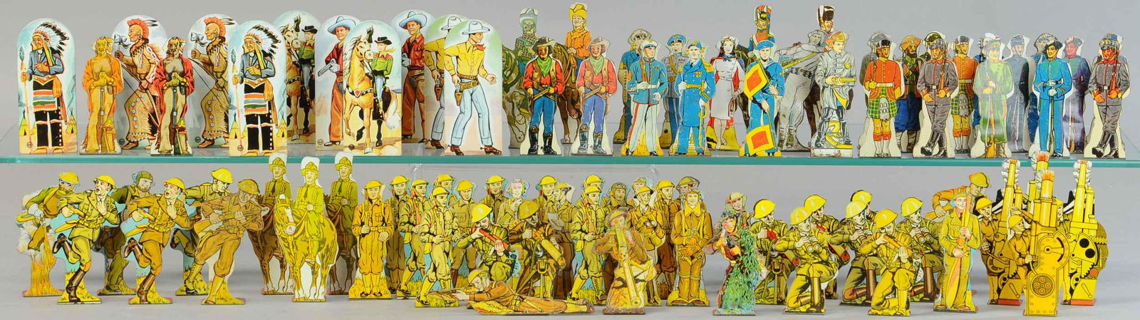 LARGE GROUPING OF MARX TIN LITHOGRAPHED FIGURES (1 of 3)