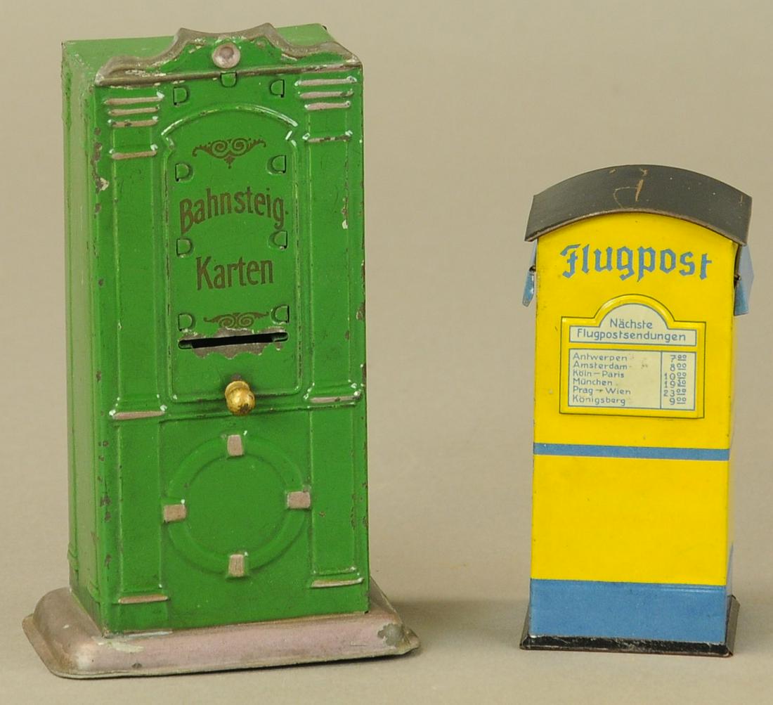 TWO GERMAN RR TICKET VENDING BANKS (1 of 4)